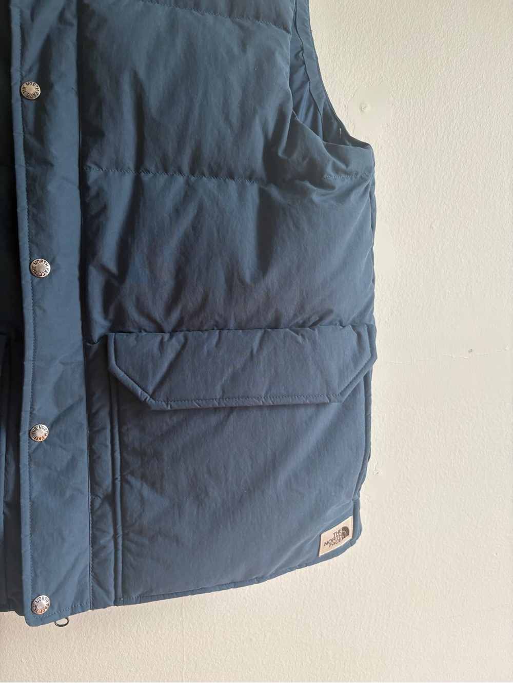 The North Face Sz L Down Sierra 3.0 600 Blue Puffer Vest - Picture 4 of 10
